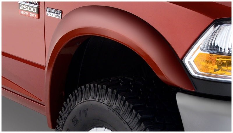 Bushwacker 10-18 Dodge Ram 2500 Fleetside Extend-A-Fender Style Flares 4pc 76.3/98.3in Bed - Black - Crew Original
