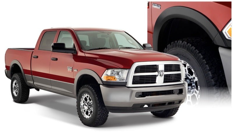 Bushwacker 10-18 Dodge Ram 2500 Fleetside OE Style Flares 4pc 76.3/98.3in Bed - Black - Crew Original