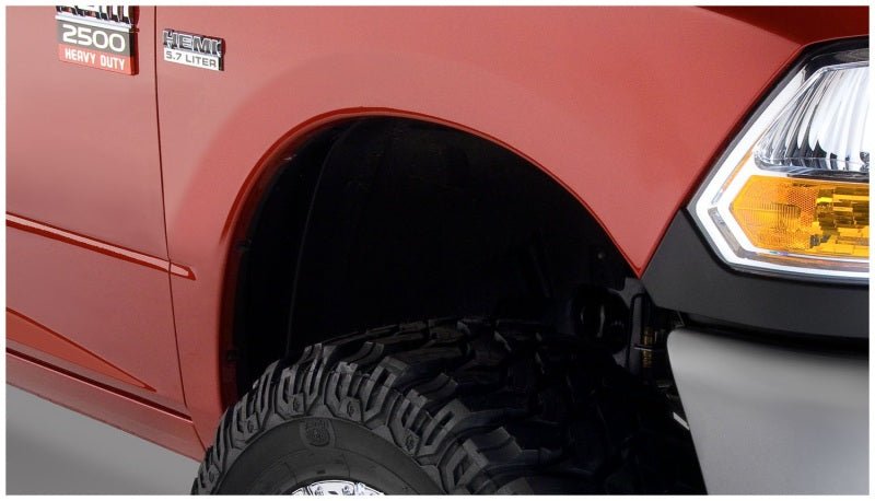 Bushwacker 10-18 Dodge Ram 2500 Fleetside Pocket Style Flares 4pc 76.3/98.3in Bed - Black - Crew Original