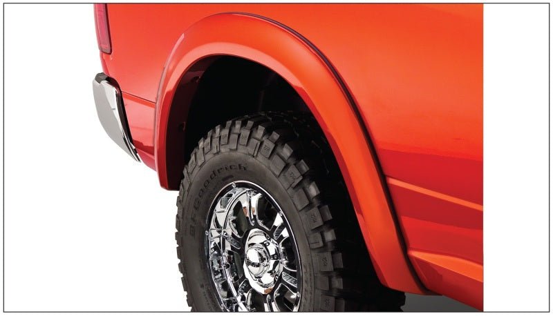 Bushwacker 10-18 Ram 1500 Fleetside Extend-A-Fender Style Flares 4pc 67.4/76.3/96.3in Bed - Black - Crew Original