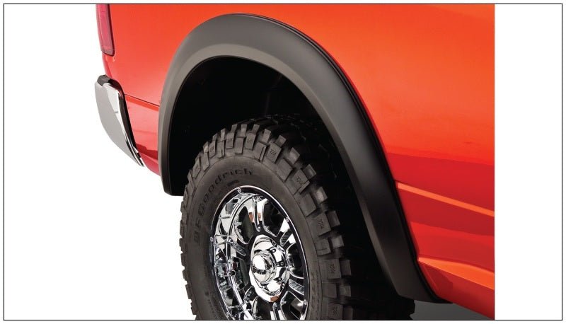 Bushwacker 10-18 Ram 1500 Fleetside Extend-A-Fender Style Flares 4pc 67.4/76.3/96.3in Bed - Black - Crew Original