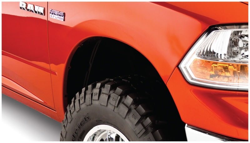Bushwacker 10-18 Ram 1500 Fleetside Extend-A-Fender Style Flares 4pc 67.4/76.3/96.3in Bed - Black - Crew Original