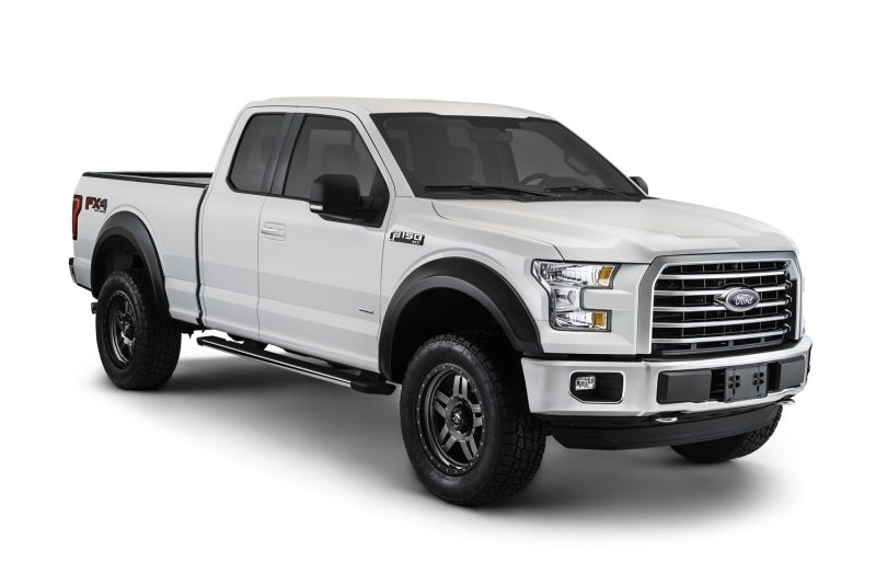 Bushwacker 10-18 Ram 1500 Fleetside Extend-A-Fender Style Flares 4pc 67.4/76.3/96.3in Bed - Black - Crew Original