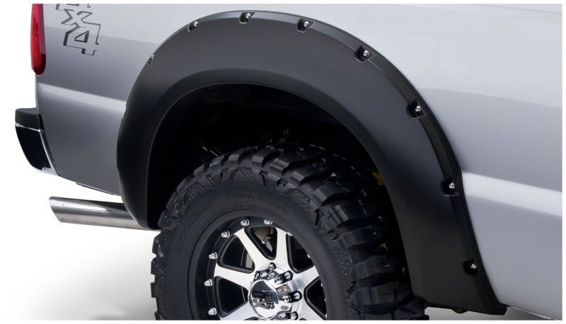 Bushwacker 11-16 Ford F-250 Super Duty Styleside Pocket Style Flares 4pc 98.0/81.8in Bed - Black - Crew Original