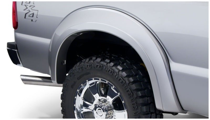 Bushwacker 11-16 Ford F-350 Super Duty Styleside Extend-A-Fender Style Flares 4pc - Black - Crew Original