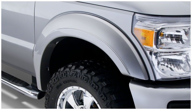 Bushwacker 11-16 Ford F-350 Super Duty Styleside Extend-A-Fender Style Flares 4pc - Black - Crew Original