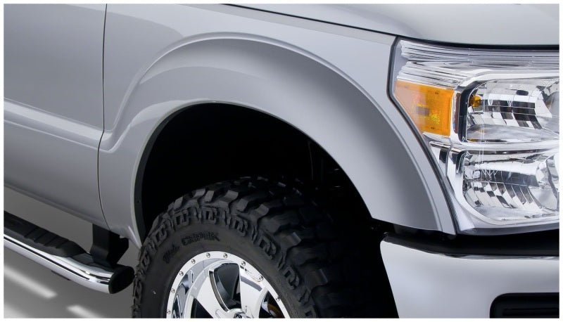 Bushwacker 11-16 Ford F-350 Super Duty Styleside Extend-A-Fender Style Flares 4pc - Black - Crew Original