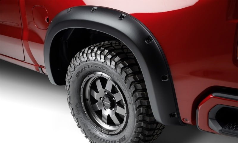 Bushwacker 14-15 Chevrolet Silverado 1500 (6ft & 8ft Beds) Forge Style Flares 4pc - Black - Crew Original
