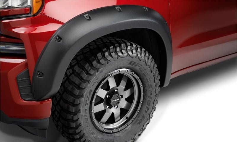 Bushwacker 14-15 Chevrolet Silverado 1500 (6ft & 8ft Beds) Forge Style Flares 4pc - Black - Crew Original