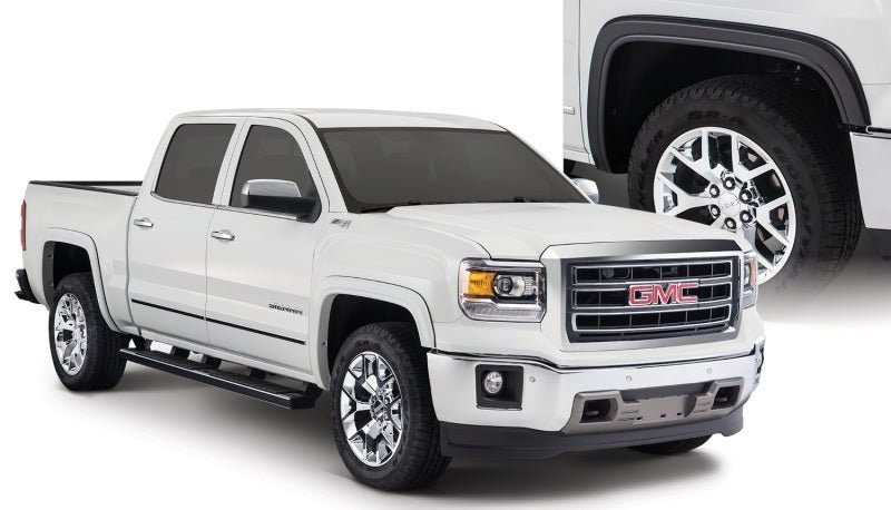 Bushwacker 14-15 GMC Sierra 1500 OE Style Flares 4pc - Black - Crew Original