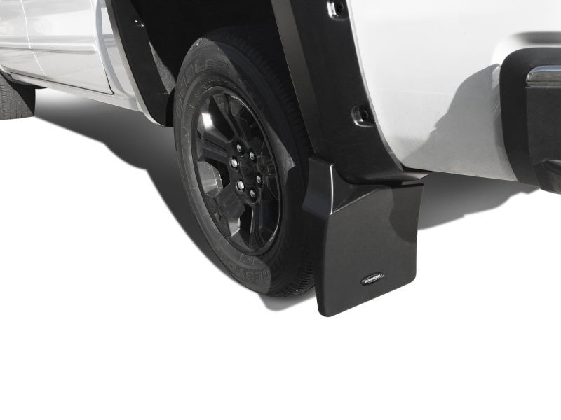 Bushwacker 14-18 Chevrolet Silverado 1500 Trail Armor Rear Mud Flaps (Fits Pocket Style Flares) - Crew Original