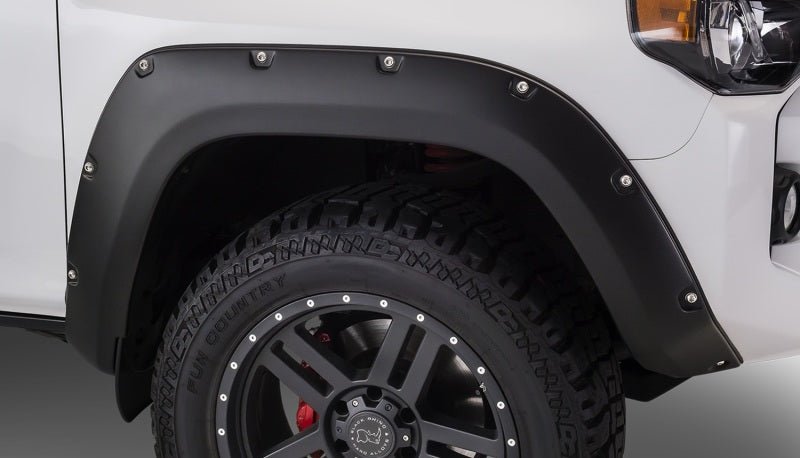 Bushwacker 14-18 Toyota 4Runner Pocket Style Flares 4pc Excludes Limited - Black - Crew Original