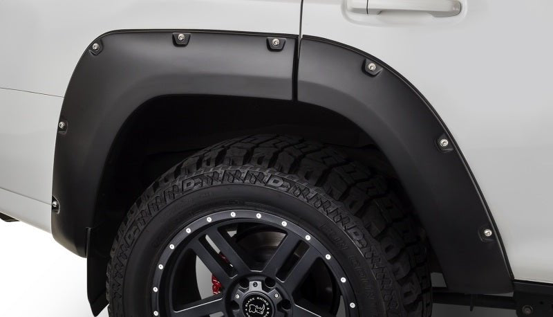 Bushwacker 14-18 Toyota 4Runner Pocket Style Flares 4pc Excludes Limited - Black - Crew Original