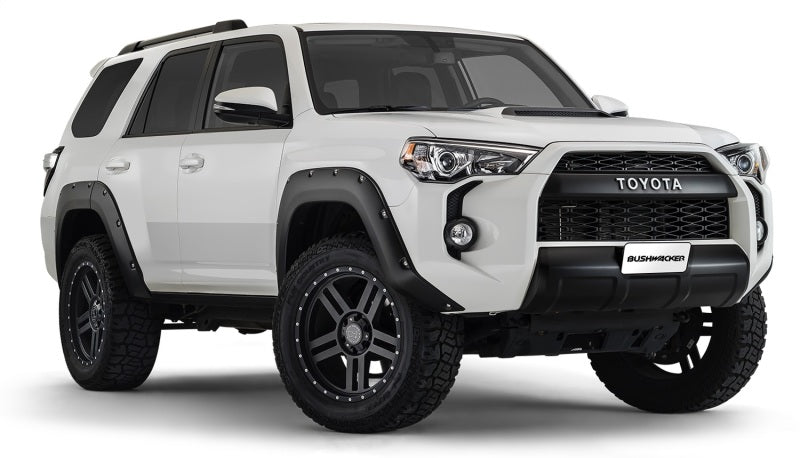 Bushwacker 14-18 Toyota 4Runner Pocket Style Flares 4pc Excludes Limited - Black - Crew Original