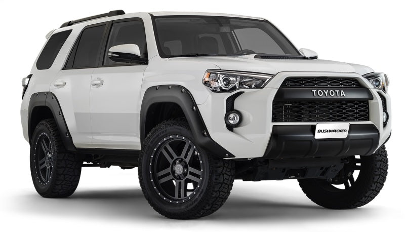 Bushwacker 14-18 Toyota 4Runner Pocket Style Flares 4pc Excludes Limited - Black - Crew Original