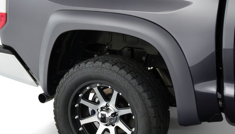 Bushwacker 14-18 Toyota Tundra Fleetside Extend-A-Fender Style Flares 2pc - Black - Crew Original
