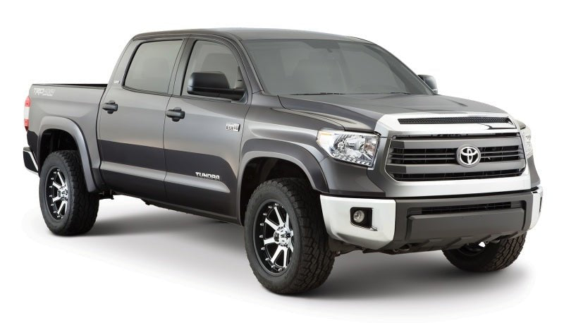 Bushwacker 14-18 Toyota Tundra Fleetside Extend-A-Fender Style Flares 4pc - Black - Crew Original