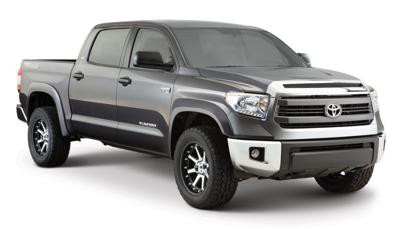 Bushwacker 14-18 Toyota Tundra Fleetside Extend-A-Fender Style Flares 4pc - Black - Crew Original