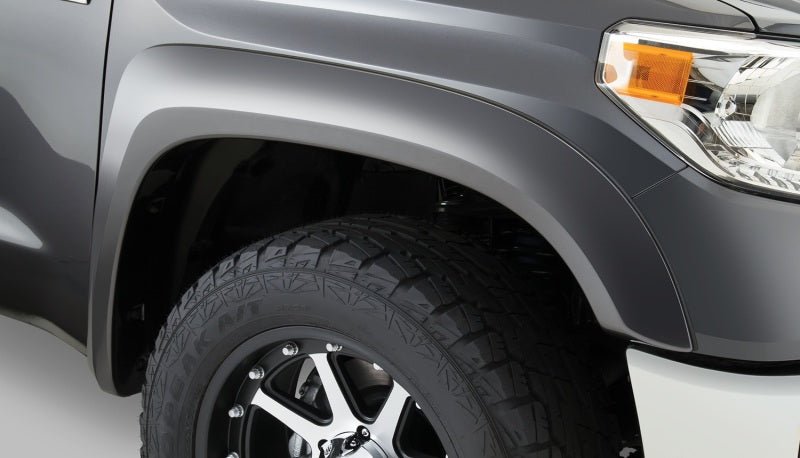 Bushwacker 14-18 Toyota Tundra Fleetside Extend-A-Fender Style Flares 4pc - Black - Crew Original