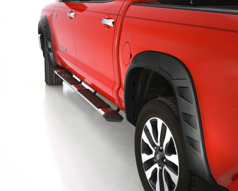 Bushwacker 14-19 Toyota Tundra w/ 66.7in Bed DRT Style Flares 4pc - Black - Crew Original