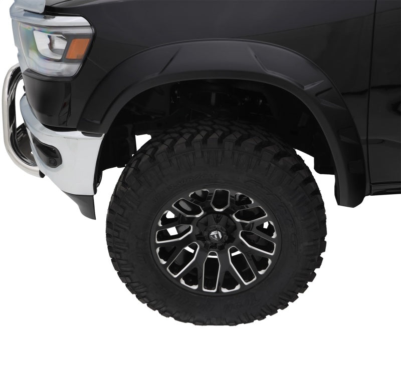 Bushwacker 14-19 Toyota Tundra w/ 66.7in Bed DRT Style Flares 4pc - Black - Crew Original