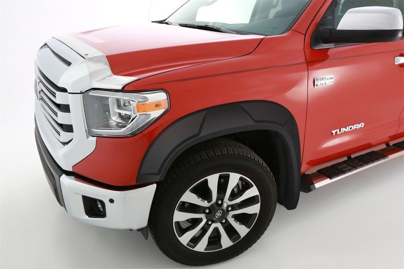 Bushwacker 14-19 Toyota Tundra w/ 66.7in Bed DRT Style Flares 4pc - Black - Crew Original