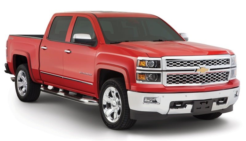 Bushwacker 15-18 Chevy Silverado 2500 HD Fleetside OE Style Flares 4pc 78.8/97.8in Bed - Black - Crew Original