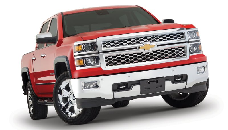 Bushwacker 15-18 Chevy Silverado 2500 HD Fleetside OE Style Flares 4pc 78.8/97.8in Bed - Black - Crew Original