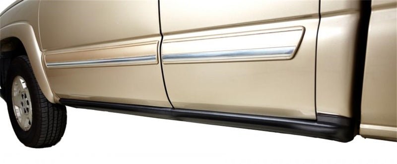 Bushwacker 15-18 Ford F-150 Trail Armor Rocker Panel and Sill Plate Cover - Black - Crew Original