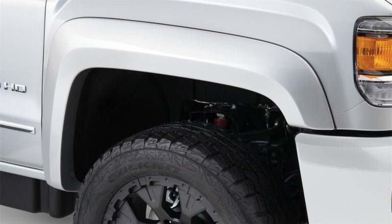 Bushwacker 15-18 GMC Sierra 2500 HD Extend-A-Fender Style Flares 4pc 78.8/97.6in Bed - Black - Crew Original
