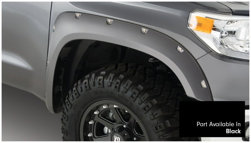 Bushwacker 16-17 Toyota Tundra Fleetside Pocket Style Flares 4pc 66.7/78.7/97.6in Bed - Black - Crew Original