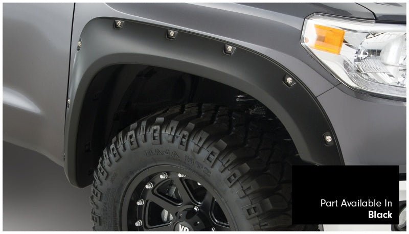 Bushwacker 16-17 Toyota Tundra Fleetside Pocket Style Flares 4pc 66.7/78.7/97.6in Bed - Black - Crew Original
