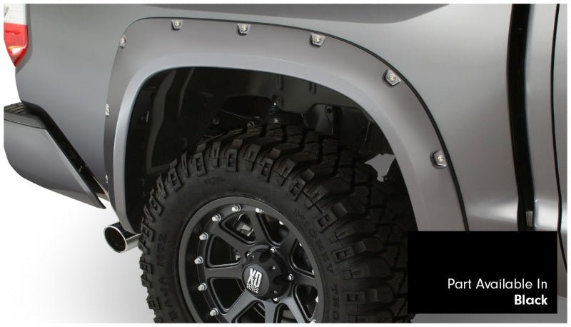 Bushwacker 16-17 Toyota Tundra Fleetside Pocket Style Flares 4pc 66.7/78.7/97.6in Bed - Black - Crew Original
