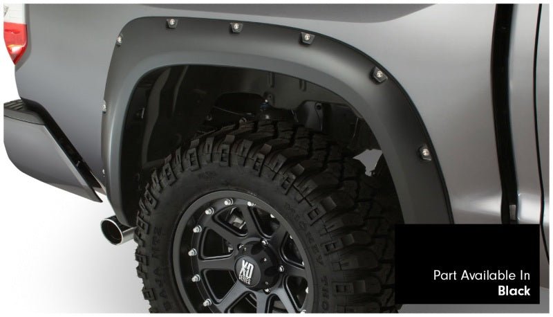 Bushwacker 16-17 Toyota Tundra Fleetside Pocket Style Flares 4pc 66.7/78.7/97.6in Bed - Black - Crew Original