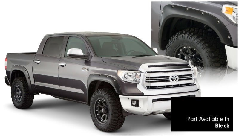 Bushwacker 16-17 Toyota Tundra Fleetside Pocket Style Flares 4pc 66.7/78.7/97.6in Bed - Black - Crew Original
