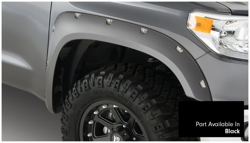 Bushwacker 16-17 Toyota Tundra Fleetside Pocket Style Flares 4pc 66.7/78.7/97.6in Bed - Black - Crew Original