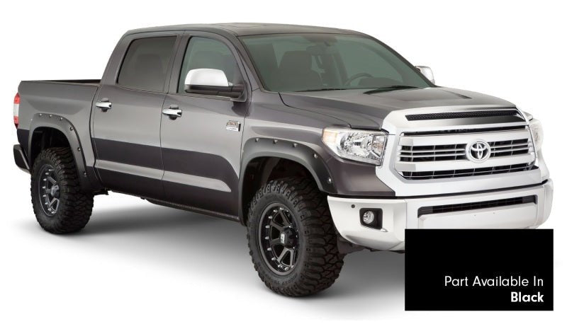 Bushwacker 16-17 Toyota Tundra Fleetside Pocket Style Flares 4pc 66.7/78.7/97.6in Bed - Black - Crew Original