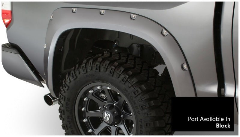 Bushwacker 16-17 Toyota Tundra Fleetside Pocket Style Flares 4pc 66.7/78.7/97.6in Bed - Black - Crew Original