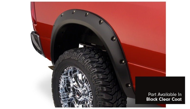 Bushwacker 16-18 Dodge Ram 2500 Fleetside Pocket Style Flares 4pc 76.3/98.3in Bed - Black CC - Crew Original