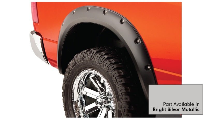 Bushwacker 16-18 Ram 1500 Fleetside Pocket Style Flares 4pc 67.4/76.3/96.3in Bed - Bright Silver - Crew Original
