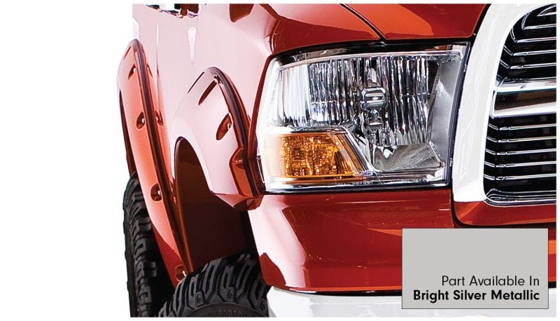 Bushwacker 16-18 Ram 1500 Fleetside Pocket Style Flares 4pc 67.4/76.3/96.3in Bed - Bright Silver - Crew Original