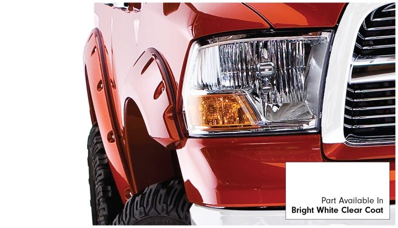 Bushwacker 16-18 Ram 1500 Fleetside Pocket Style Flares 4pc 67.4/76.3/96.3in Bed - Bright White CC - Crew Original