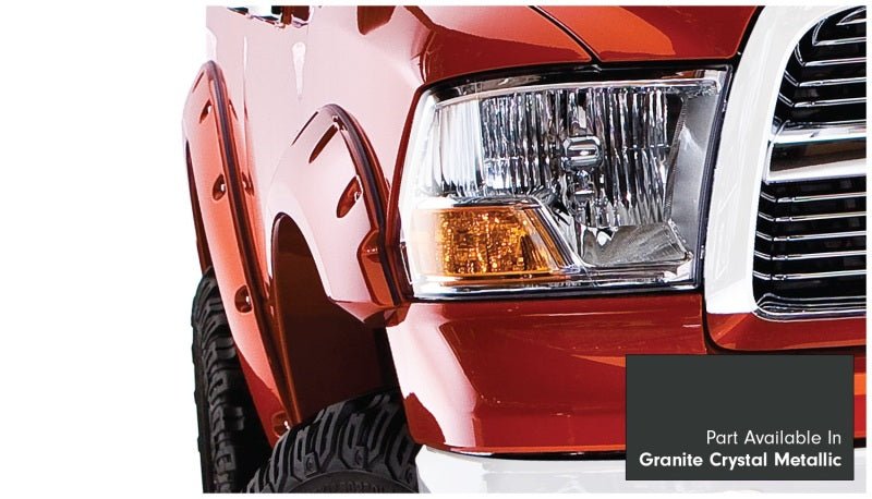 Bushwacker 16-18 Ram 1500 Fleetside Pocket Style Flares 4pc 67.4/76.3/96.3in Bed - Granite Crystal - Crew Original