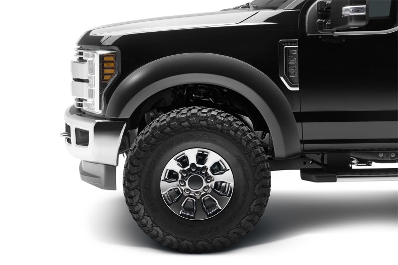 Bushwacker 17-18 Ford F-250 Super Duty Extend-A-Fender Style Flares 4pc - Black - Crew Original