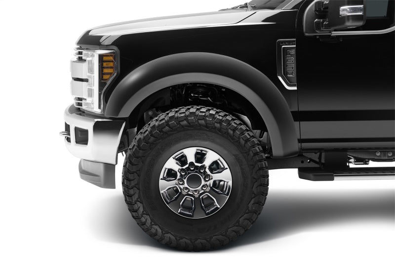 Bushwacker 17-18 Ford F-250 Super Duty Extend-A-Fender Style Flares 4pc - Black - Crew Original