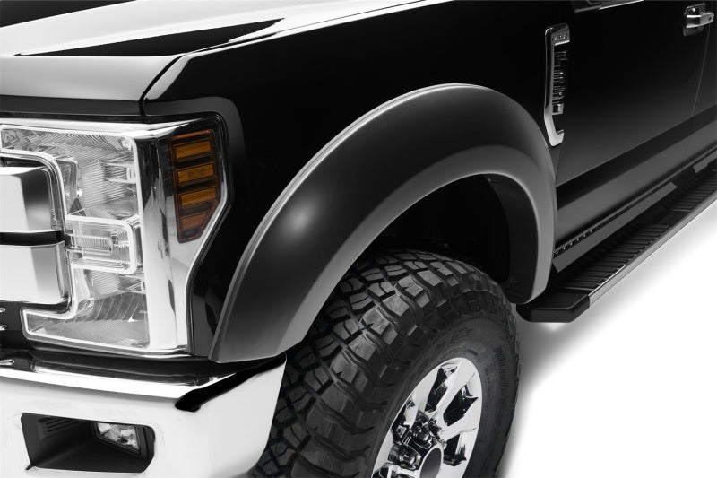 Bushwacker 17-18 Ford F-250 Super Duty Extend-A-Fender Style Flares 4pc - Black - Crew Original