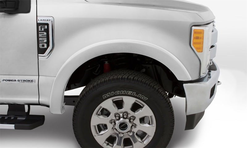 Bushwacker 17-18 Ford F-250 Super Duty OE Style Flares - 4 pc - Oxford White - Crew Original