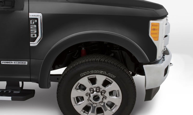 Bushwacker 17-18 Ford F-250 Super Duty OE Style Flares 4pc - Black - Crew Original