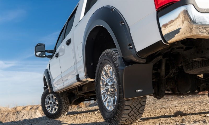 Bushwacker 17-18 Ford F-250 Super Duty Pocket Style Flares 4pc - Black - Crew Original