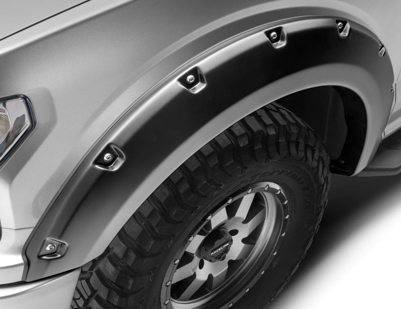 Bushwacker 18-18 Ford F-150 Pocket Style Flares 2pc - Black - Crew Original